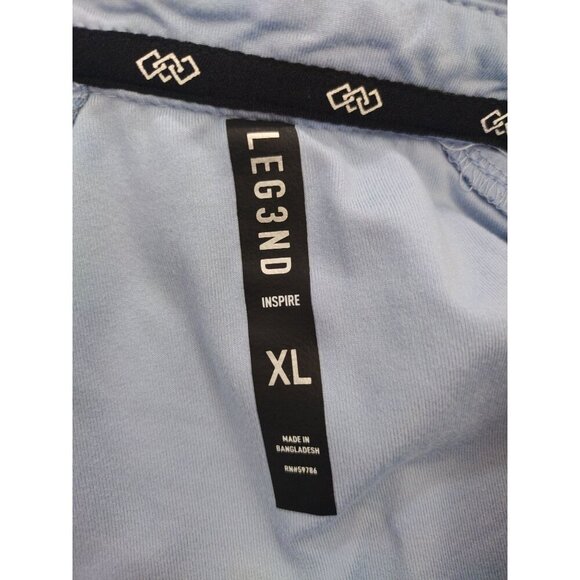 Legend Inspire XL Mens Polo Shirt Light Blue Polyester/Spandex Blend, NWT. - Picture 3 of 7